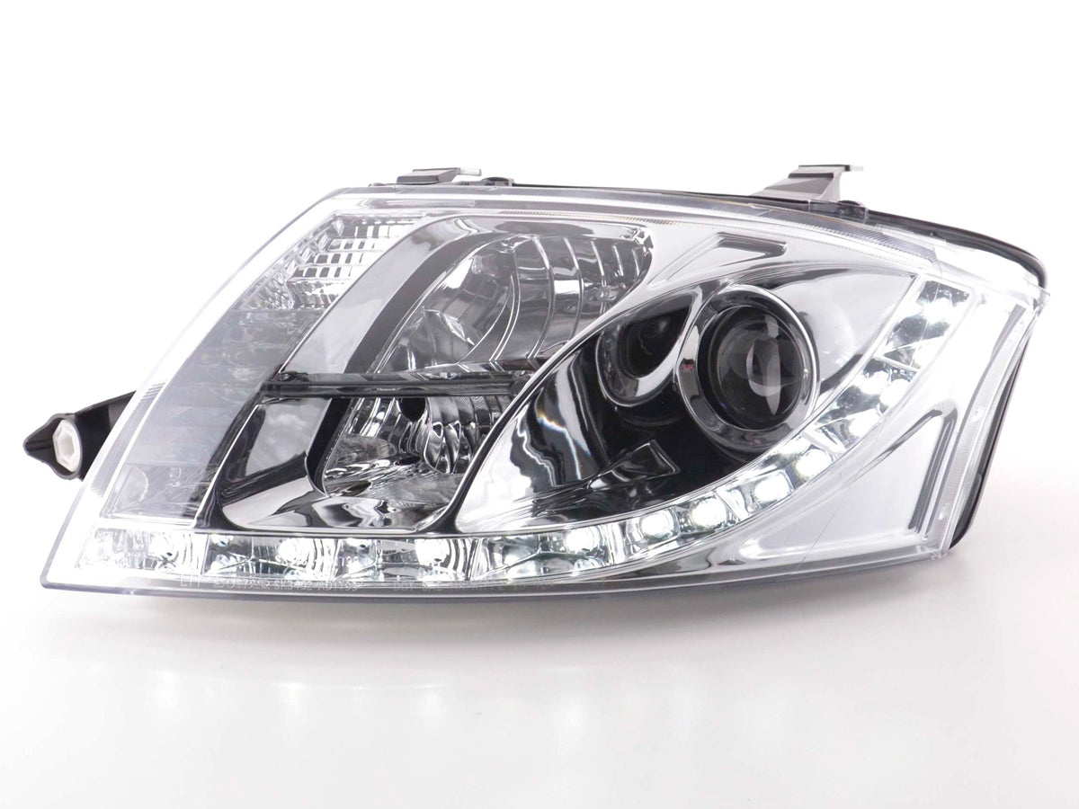 Scheinwerfer Set Daylight LED Tagfahrlicht Audi TT Typ 8N  98-06 chrom