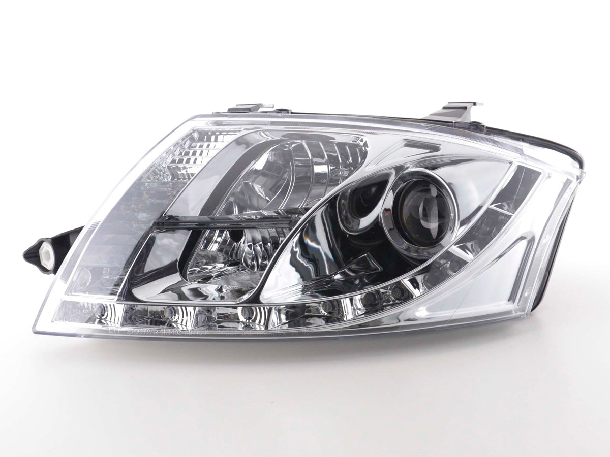 Scheinwerfer Set Daylight LED Tagfahrlicht Audi TT Typ 8N  98-06 chrom