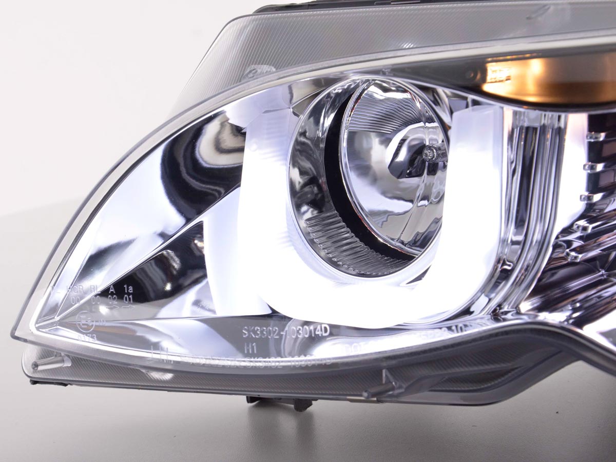 Scheinwerfer Set Daylight LED TFL-Optik BMW 3er E46 Limo/Touring Bj. 0 –  Oldtimer Thimm