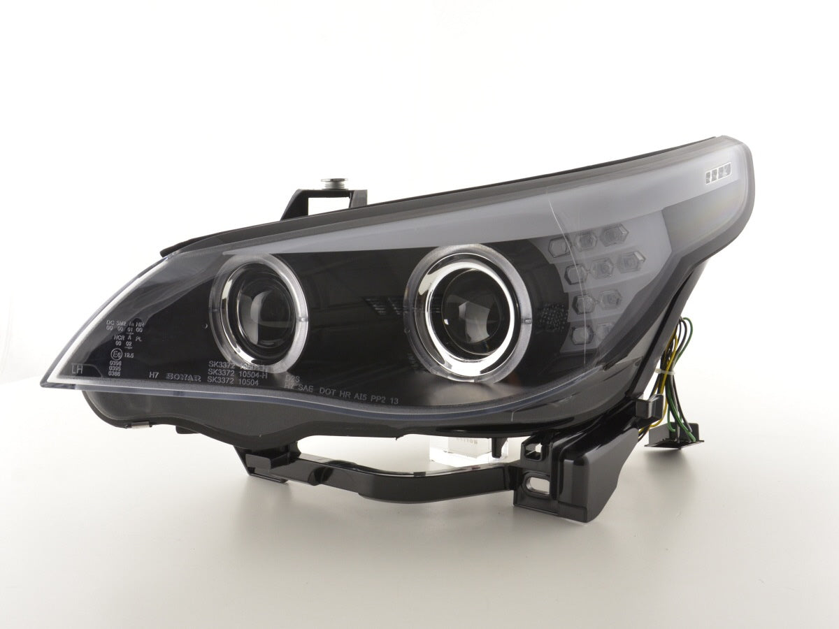 Scheinwerfer Set Xenon Angel Eyes LED BMW 5er E60/E61 03-04