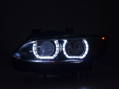 Scheinwerfer Set Xenon Daylight LED Tagfahrlicht BMW 3er E92/E93 Bj. 06-10 schwarz