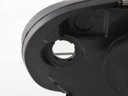 Scheinwerfer Set Daylight LED TFL-Optik Citroen Saxo Bj. 00-02 schwarz