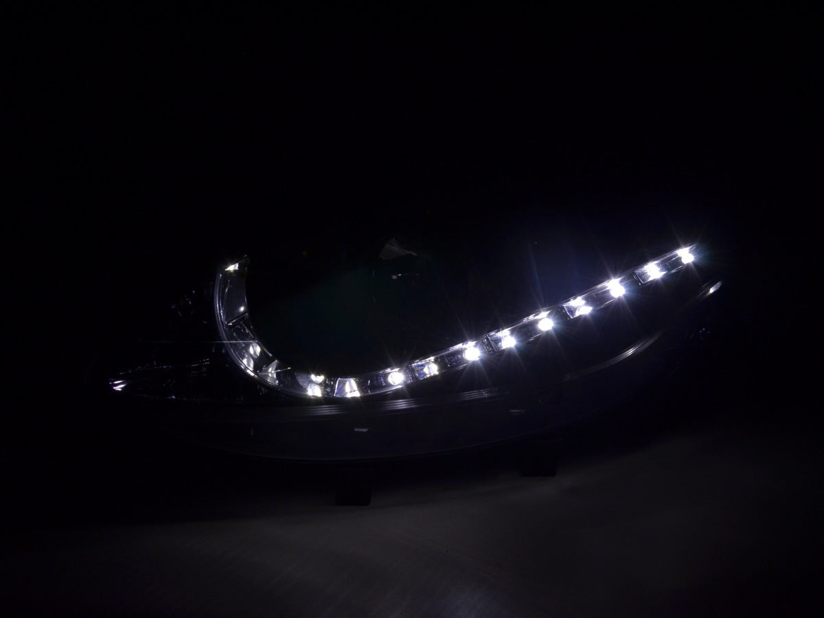 Scheinwerfer Set Daylight LED TFL-Optik Fiat Bravo Typ 198  07- schwarz