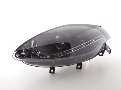 Scheinwerfer Set Daylight LED TFL-Optik Fiat Bravo Typ 198  07- schwarz