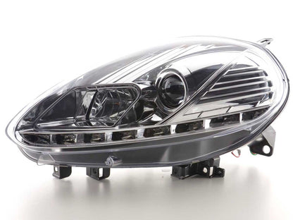 Scheinwerfer Set Daylight LED Tagfahrlicht Fiat Punto Evo Bj. 09- chrom