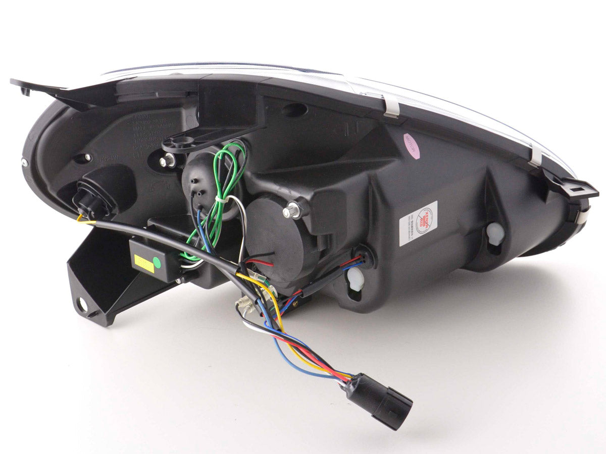 Scheinwerfer Set Daylight LED TFL-Optik Fiat Grande Punto Typ 199 Bj. 08- chrom