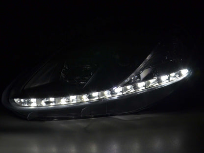 Scheinwerfer Set Daylight LED Tagfahrlicht Fiat Grande Punto 199 schwarz