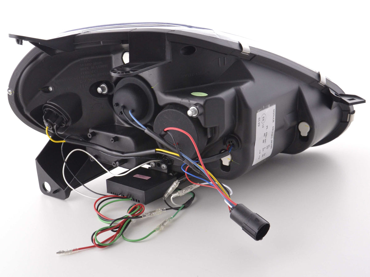 Scheinwerfer Set Daylight LED Tagfahrlicht Fiat Grande Punto 199 schwarz