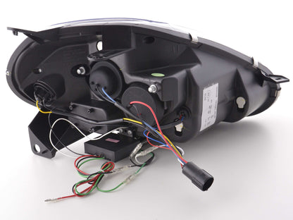 Scheinwerfer Set Daylight LED Tagfahrlicht Fiat Grande Punto 199 schwarz