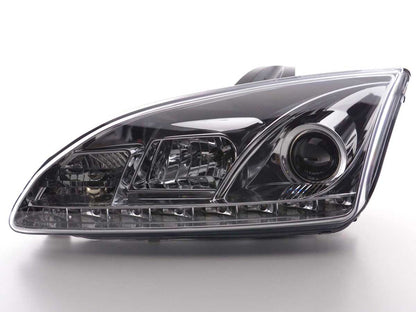 Scheinwerfer Set Daylight LED TFL-Optik Ford Focus 4/5-trg. Bj. 05-08 chrom