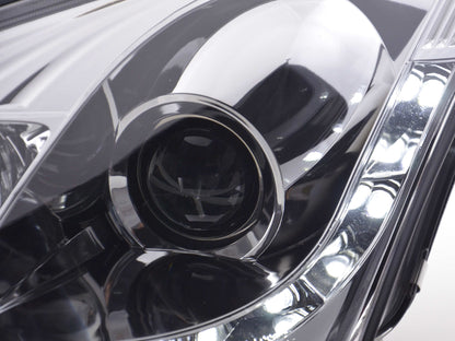 Scheinwerfer Set Daylight LED Tagfahrlicht Ford Focus 1 C170 chrom