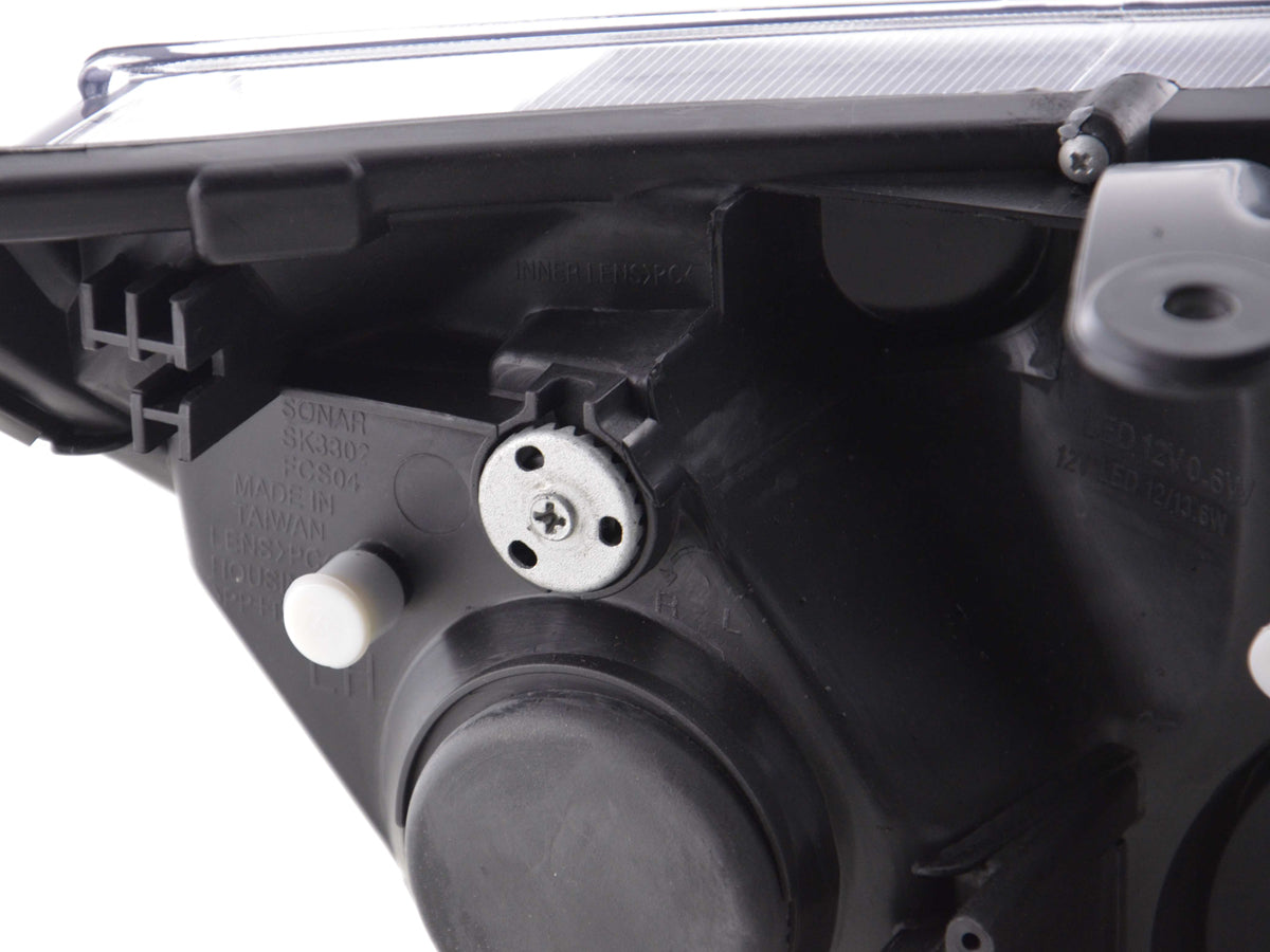 Scheinwerfer Set Daylight LED Tagfahrlicht Ford Focus 2 C307 chrom