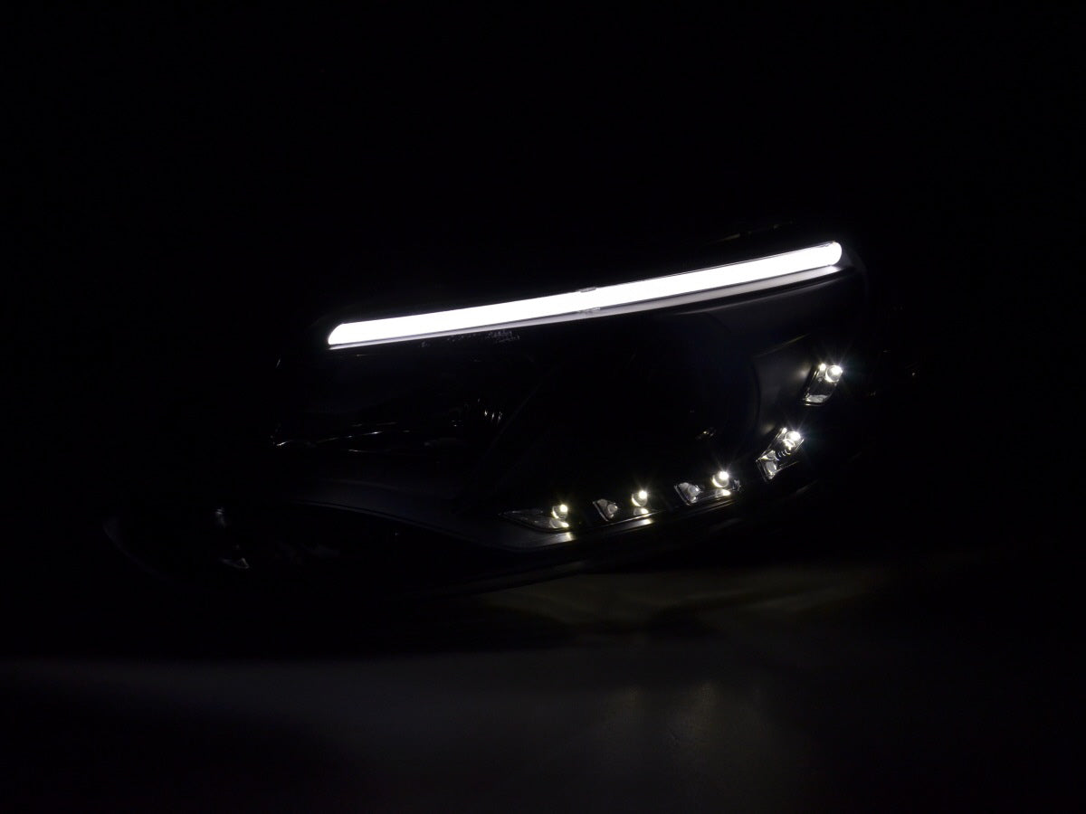 Scheinwerfer Set Daylight LED TFL-Optik Ford Focus 3 Bj. 2010- schwarz