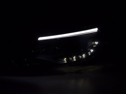 Scheinwerfer Set Daylight LED TFL-Optik Ford Focus 3 Bj. 2010- schwarz