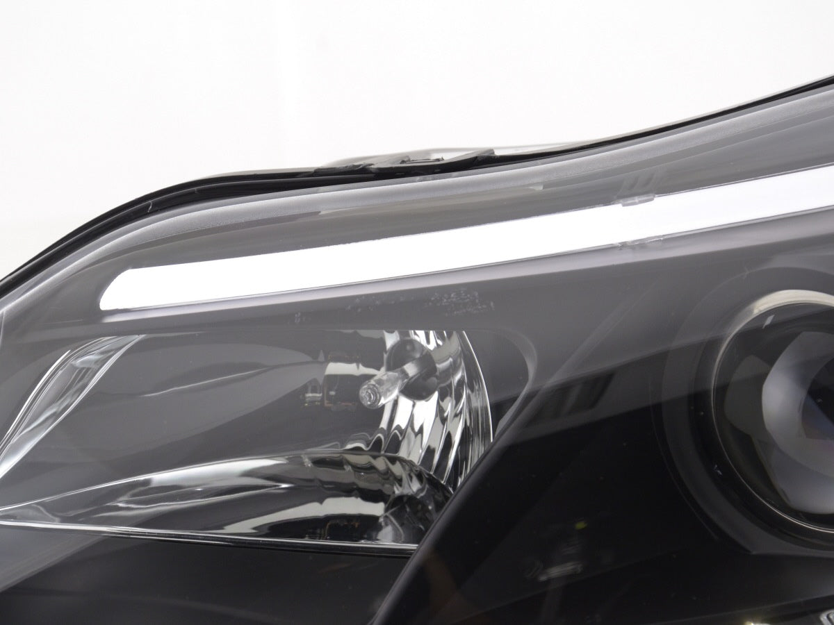 Scheinwerfer Set Daylight LED TFL-Optik Ford Focus 3 Bj. 2010- schwarz
