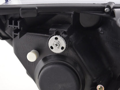 Scheinwerfer Set Daylight LED TFL-Optik Ford Focus 4/5-trg. Bj. 05-08 schwarz für Rechtslenker