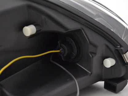 Scheinwerfer Set Daylight LED TFL-Optik Ford Focus 4/5-trg. Bj. 05-08 schwarz für Rechtslenker