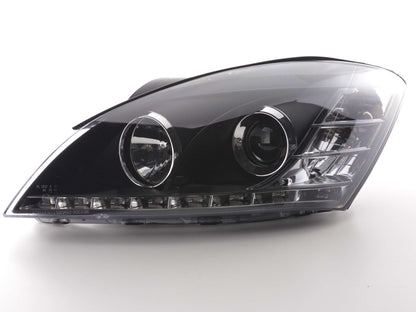 Scheinwerfer Set Daylight LED TFL-Optik Kia cee'd 5-trg. Typ ED Bj. 06-09 schwarz