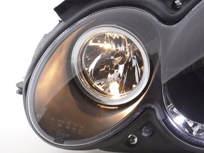 Scheinwerfer Set Daylight LED TFL-Optik Mercedes CLK W209  04-09 schwarz
