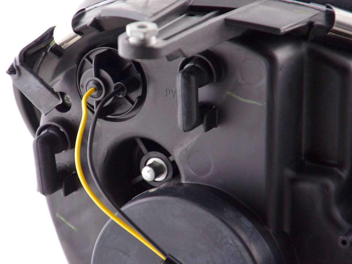 Scheinwerfer Set Daylight LED TFL-Optik Mercedes E-Klasse 211 Bj. 02-06 chrom