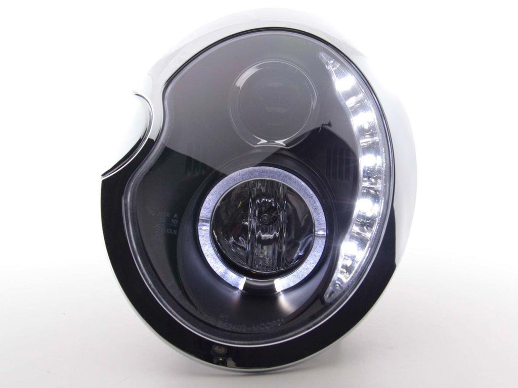 Scheinwerfer Set Daylight LED TFL-Optik Mini Cooper Typ R50  01-06 schwarz