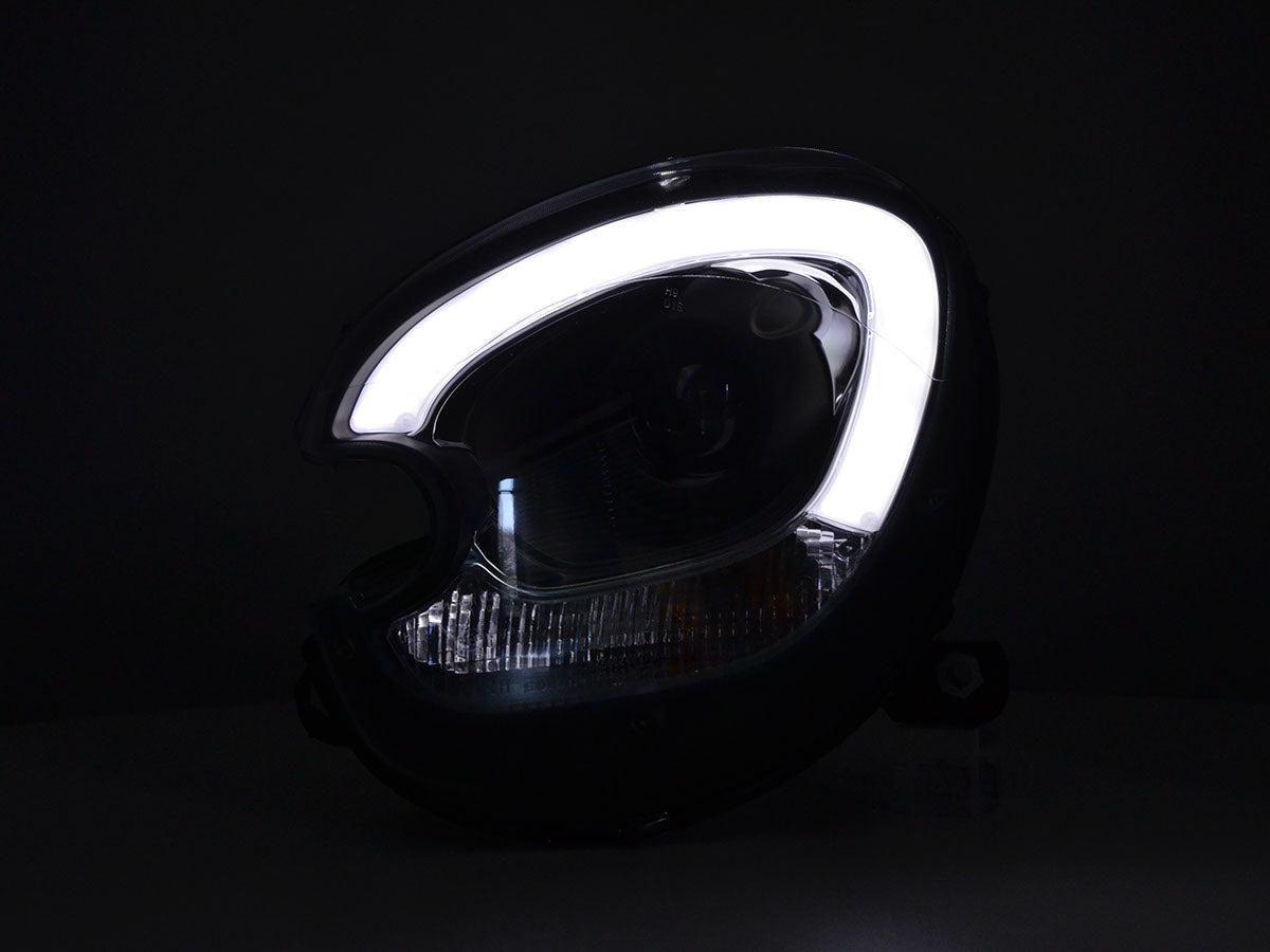 Scheinwerfer Set Xenon Daylight LED TFL-Optik Mini Countryman (R60) Bj. 10-17 schwarz
