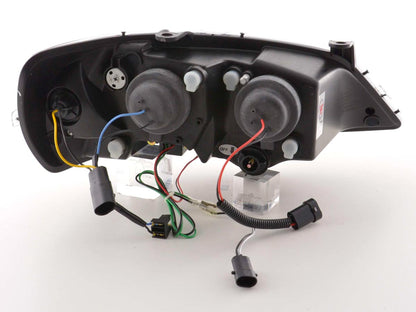 Scheinwerfer Set Daylight LED TFL-Optik Opel Astra G Bj. 98-03 chrom