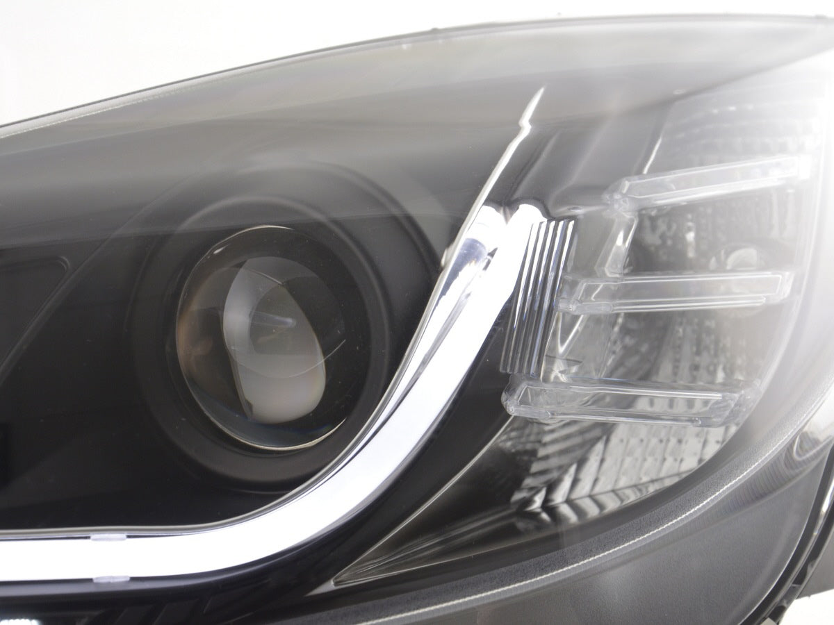 Scheinwerfer Set Daylight LED Tagfahrlicht Opel Insignia Bj. ab 2008 schwarz