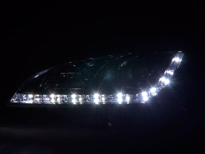 Scheinwerfer Set Daylight LED TFL-Optik Opel Tigra Bj. 95-03 chrom