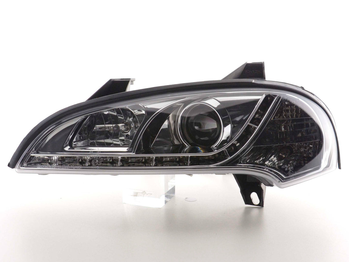 Scheinwerfer Set Daylight LED TFL-Optik Opel Tigra Bj. 95-03 chrom