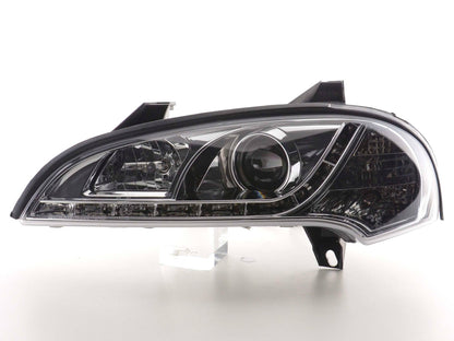 Scheinwerfer Set Daylight LED TFL-Optik Opel Tigra Bj. 95-03 chrom