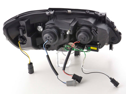 Scheinwerfer Set Daylight LED TFL-Optik Opel Zafira A  99-04 schwarz