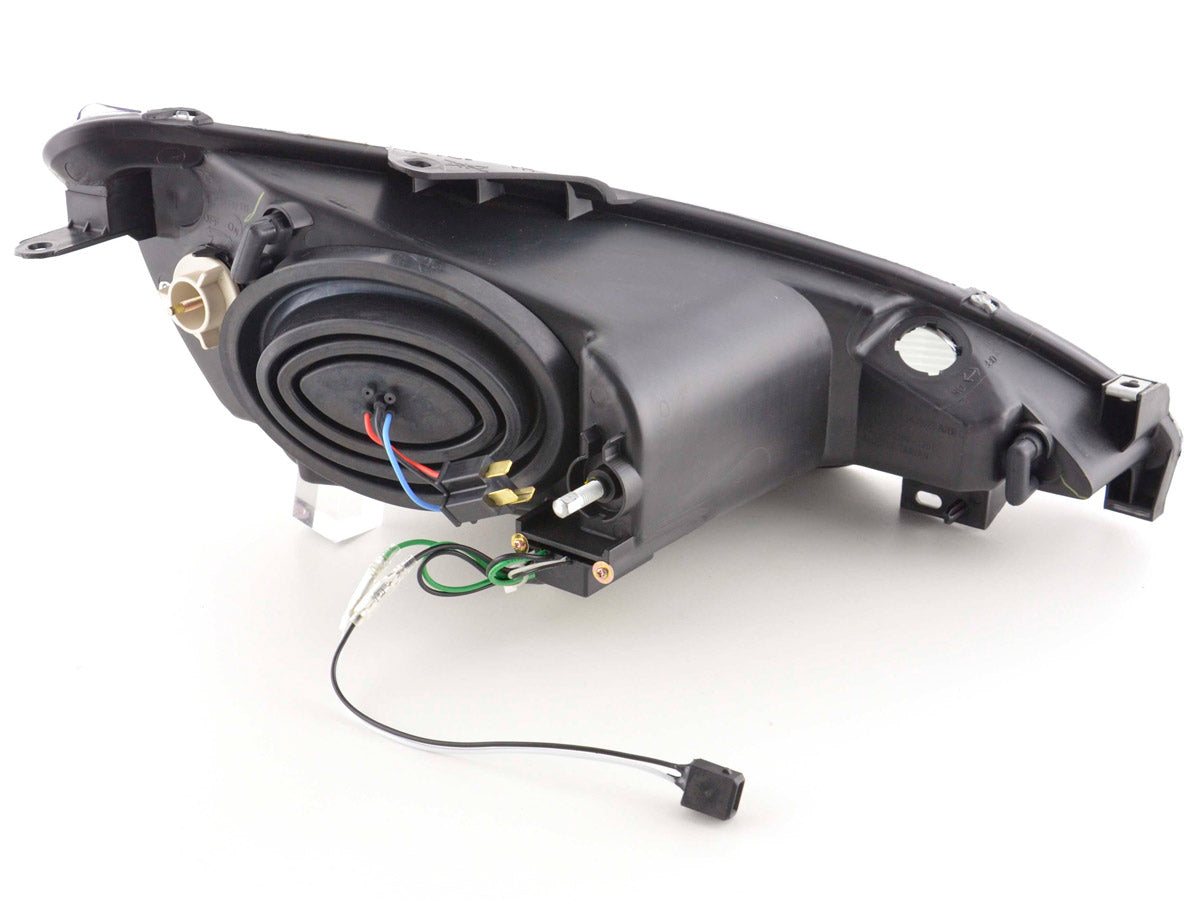 Scheinwerfer Set Daylight LED TFL-Optik Peugeot 206 Bj. 98-02 chrom