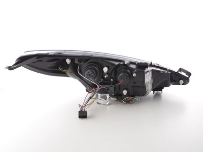 Scheinwerfer Set Daylight LED Tagfahrlicht Peugeot 207 Bj. 06- chrom für Rechtslenker