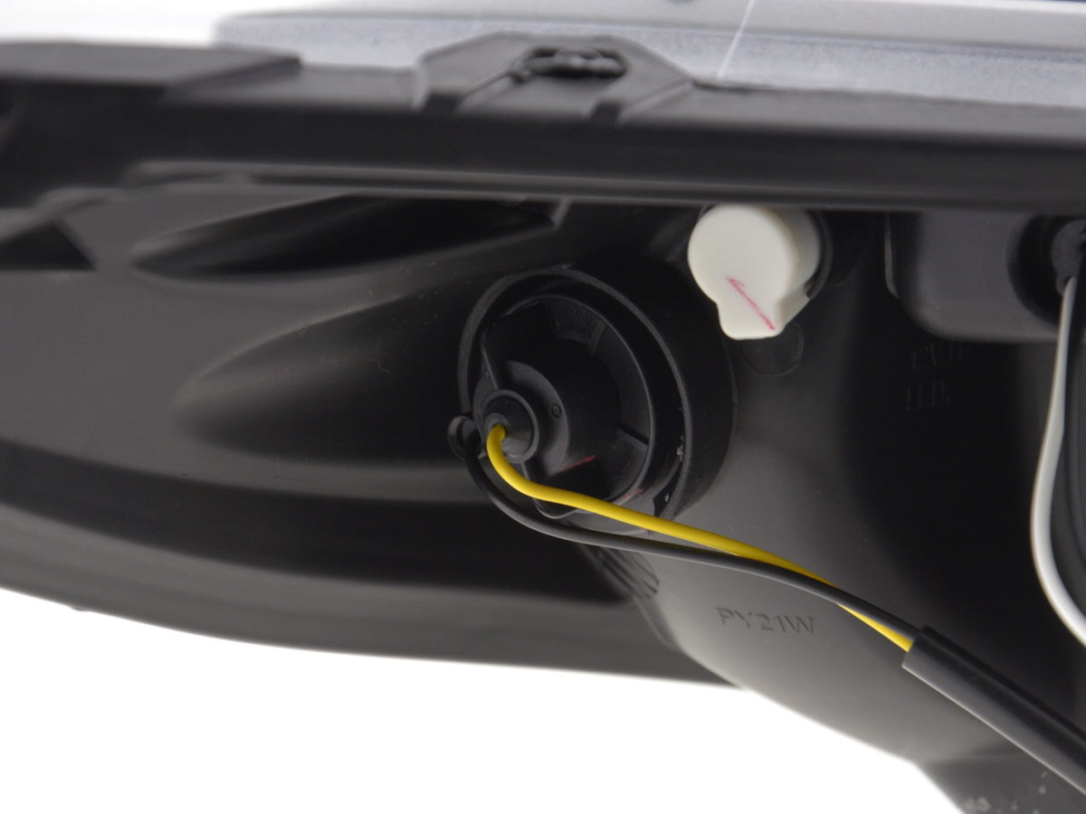 Scheinwerfer Set Daylight LED Tagfahrlicht Peugeot 207 Bj. 06- chrom für Rechtslenker