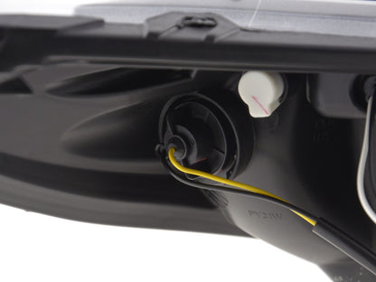 Scheinwerfer Set Daylight LED Tagfahrlicht Peugeot 207 Bj. 06- chrom für Rechtslenker