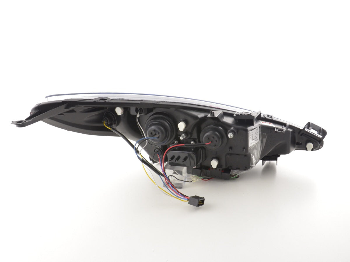 Scheinwerfer Set Daylight LED Tagfahrlicht Peugeot 207  06- schwarz für Rechtslenker