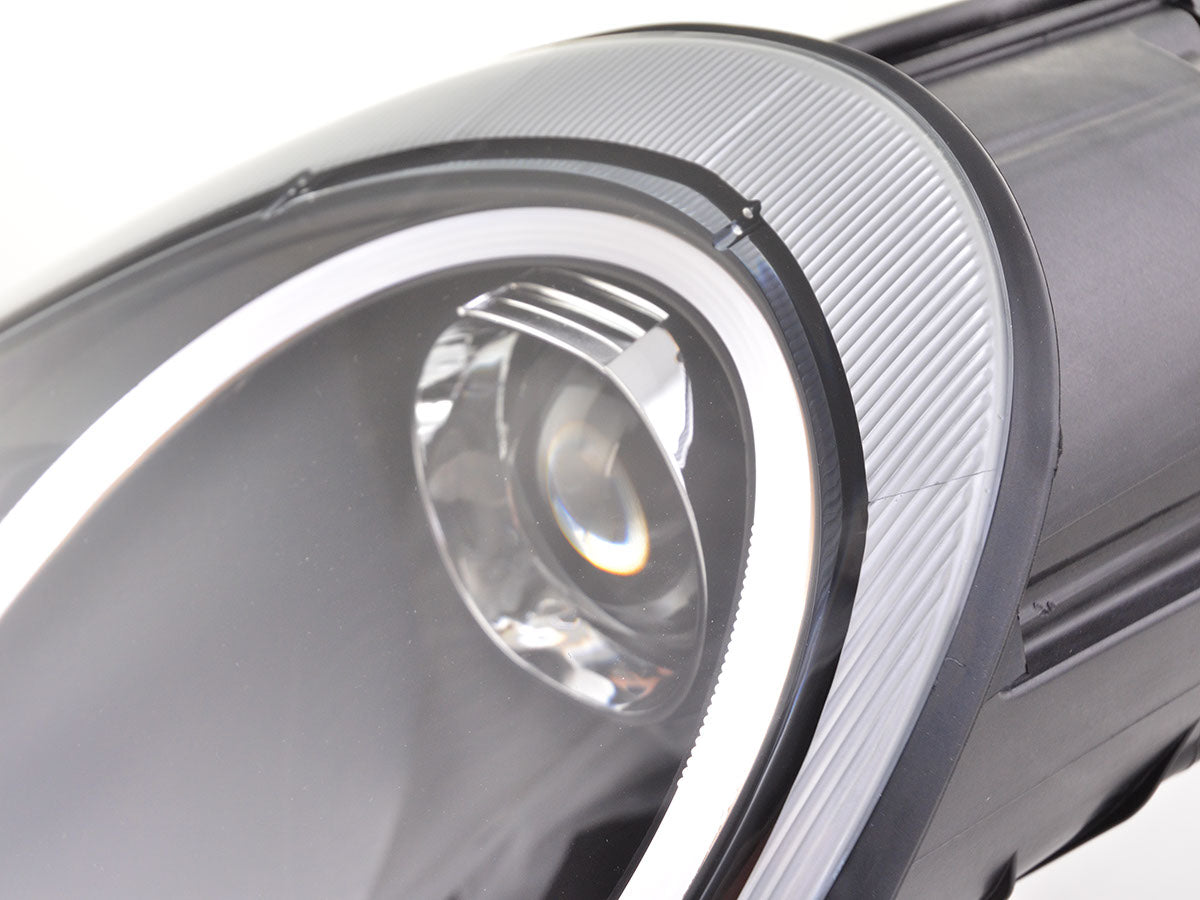 Scheinwerfer Set Daylight LED TFL-Optik Porsche Boxster (987) Bj. 04-08 schwarz