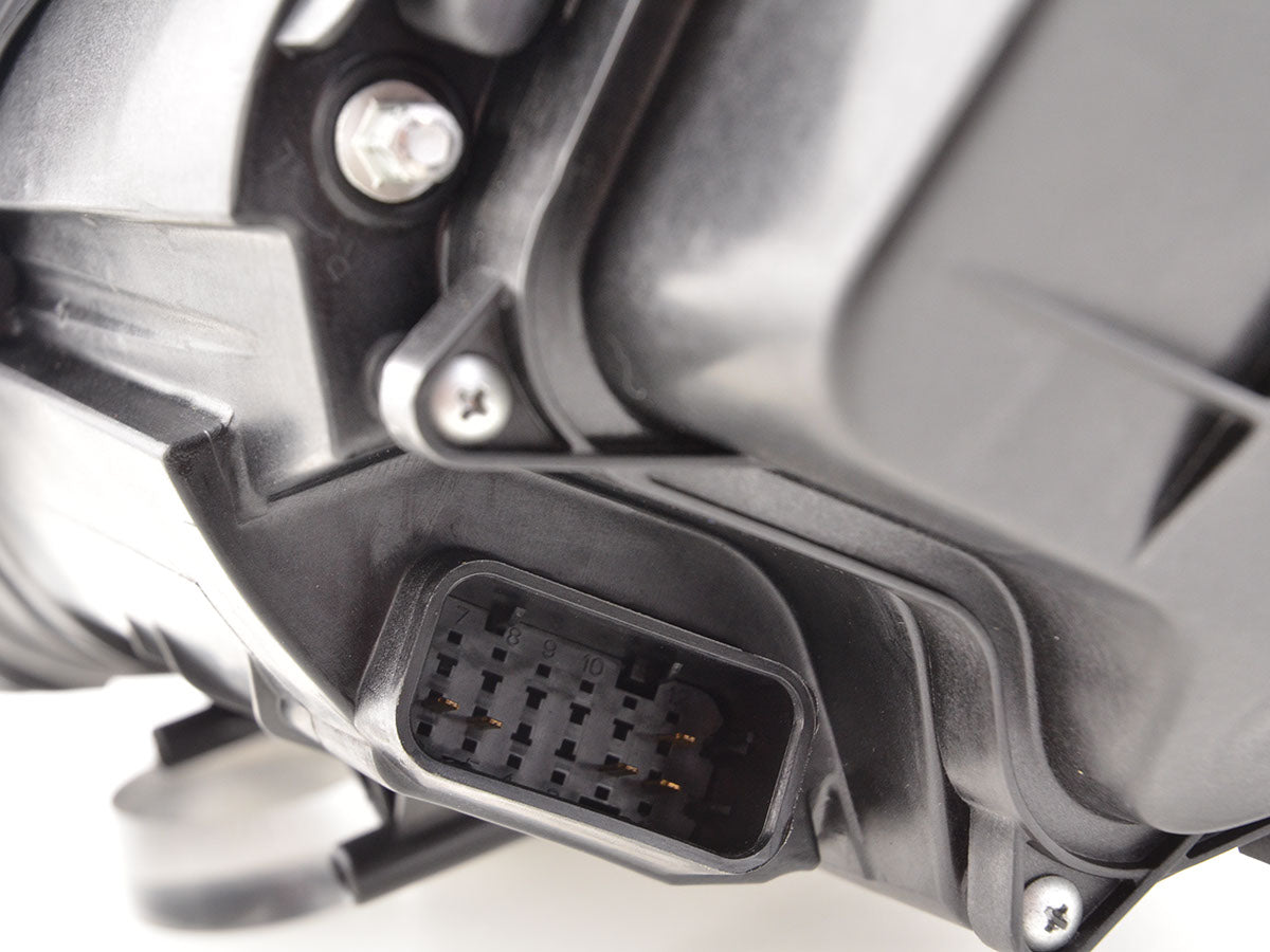 Scheinwerfer Set Daylight LED TFL-Optik Porsche Boxster (987) Bj. 04-08 schwarz