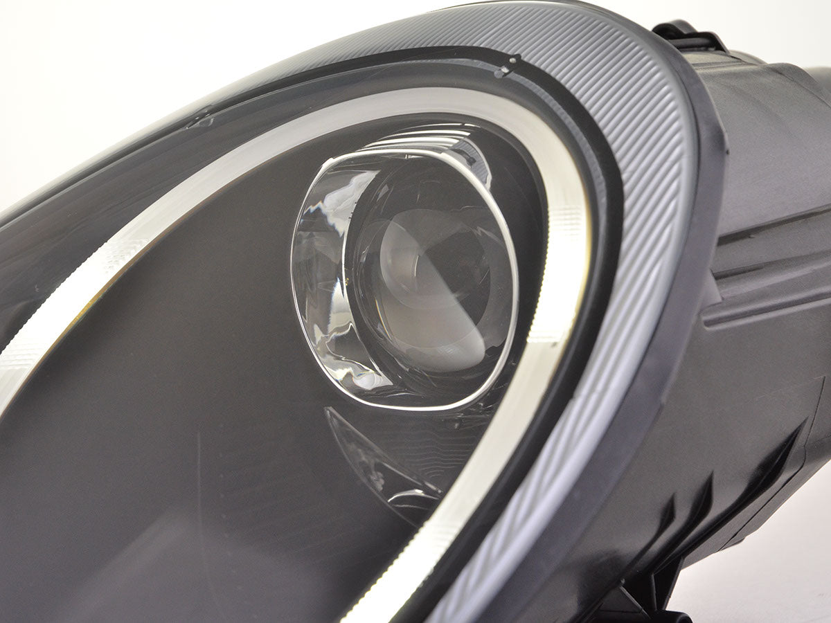 Scheinwerfer Set Daylight LED TFL-Optik Porsche Boxster Typ 987 Bj. 04-09 schwarz