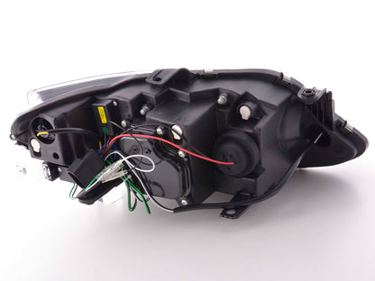 Scheinwerfer Set Daylight LED TFL-Optik Seat Ibiza Typ 6J Bj. 08-12 schwarz