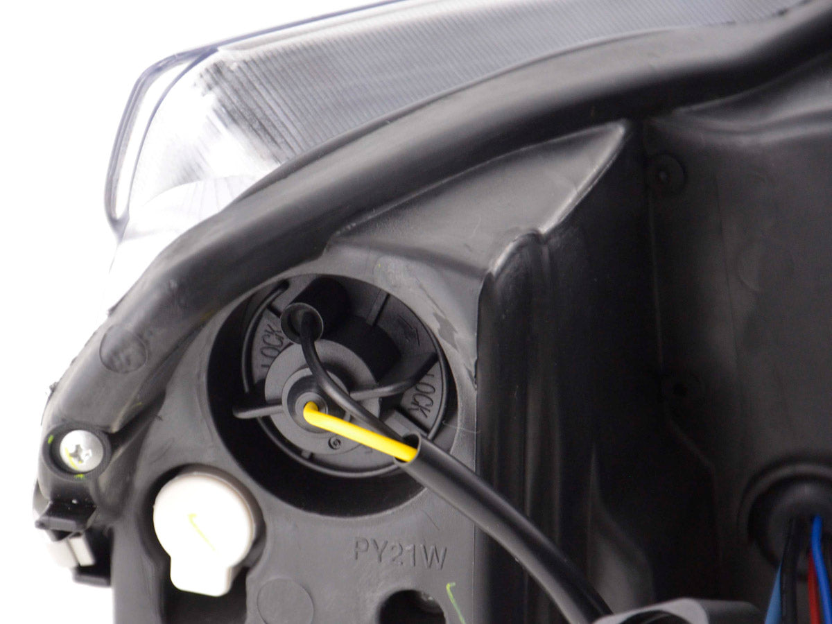 Scheinwerfer Set Daylight LED Tagfahrlicht Seat Ibiza Typ 6J Bj. 08- schwarz