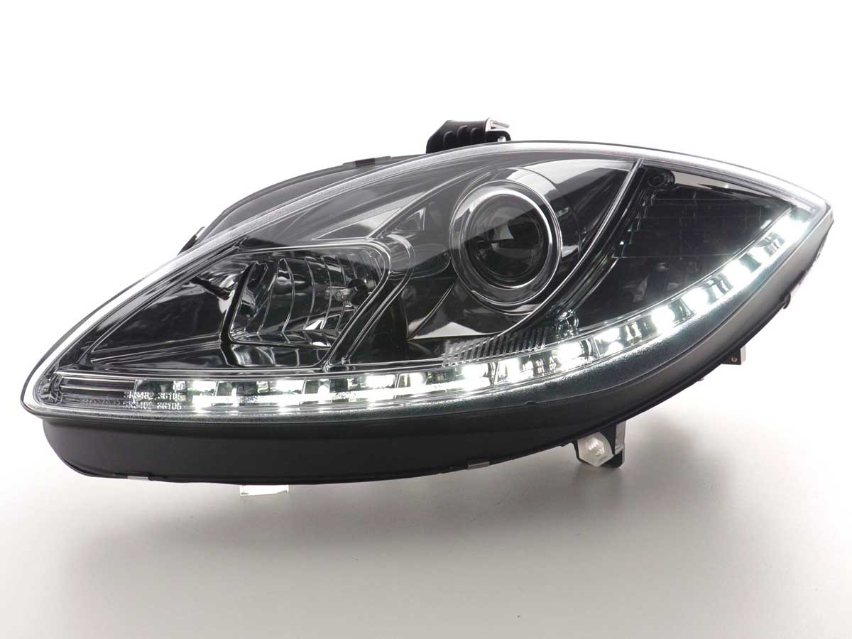 Scheinwerfer Set Daylight LED Tagfahrlicht Seat Leon 1P/Altea/Toledo 5P chrom