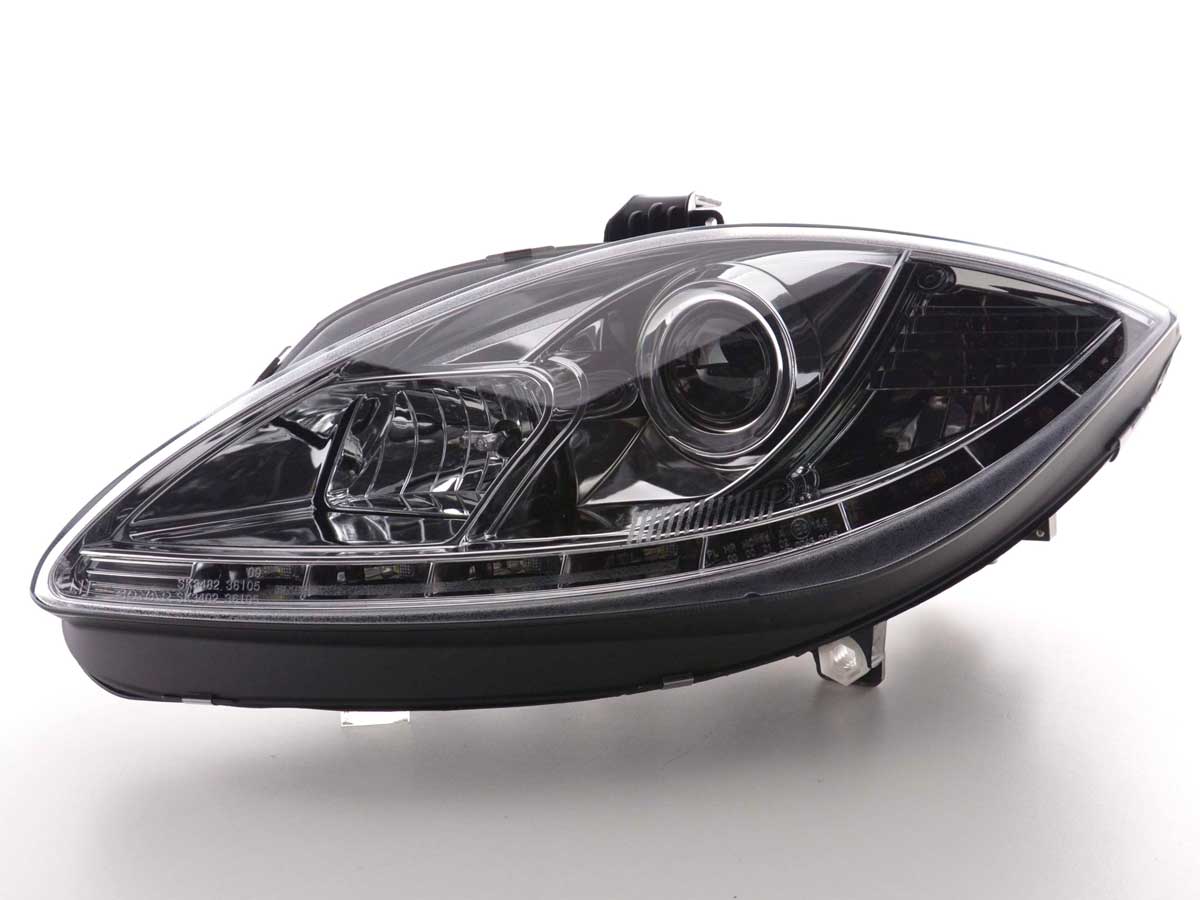 Scheinwerfer Set Daylight LED Tagfahrlicht Seat Leon 1P/Altea/Toledo 5P chrom