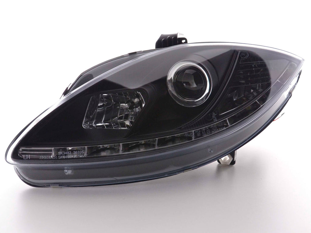 Scheinwerfer Set Daylight LED Tagfahrlicht Seat Leon 1P/Altea 5P schwarz