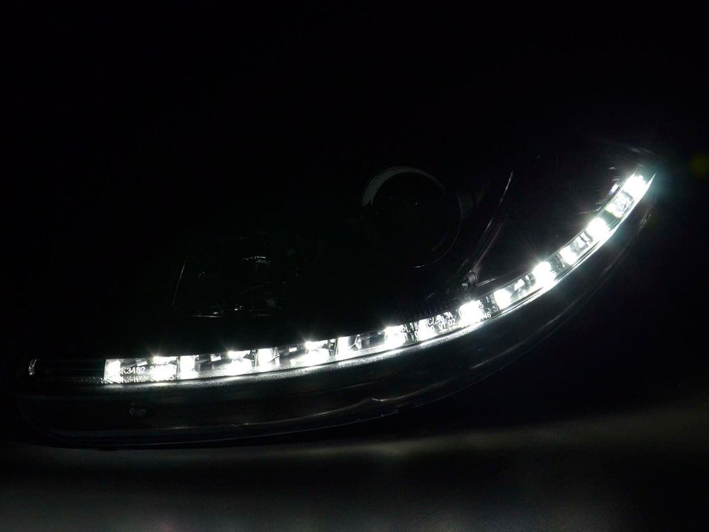 Scheinwerfer Set Daylight LED Tagfahrlicht Seat Leon 1P  09- schwarz