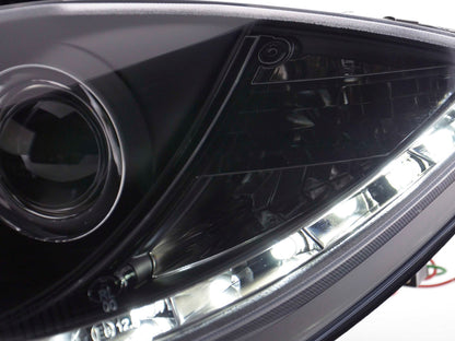 Scheinwerfer Set Daylight LED Tagfahrlicht Seat Leon 1P  09- schwarz