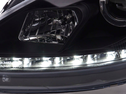 Scheinwerfer Set Daylight LED Tagfahrlicht Seat Leon 1P  09- schwarz