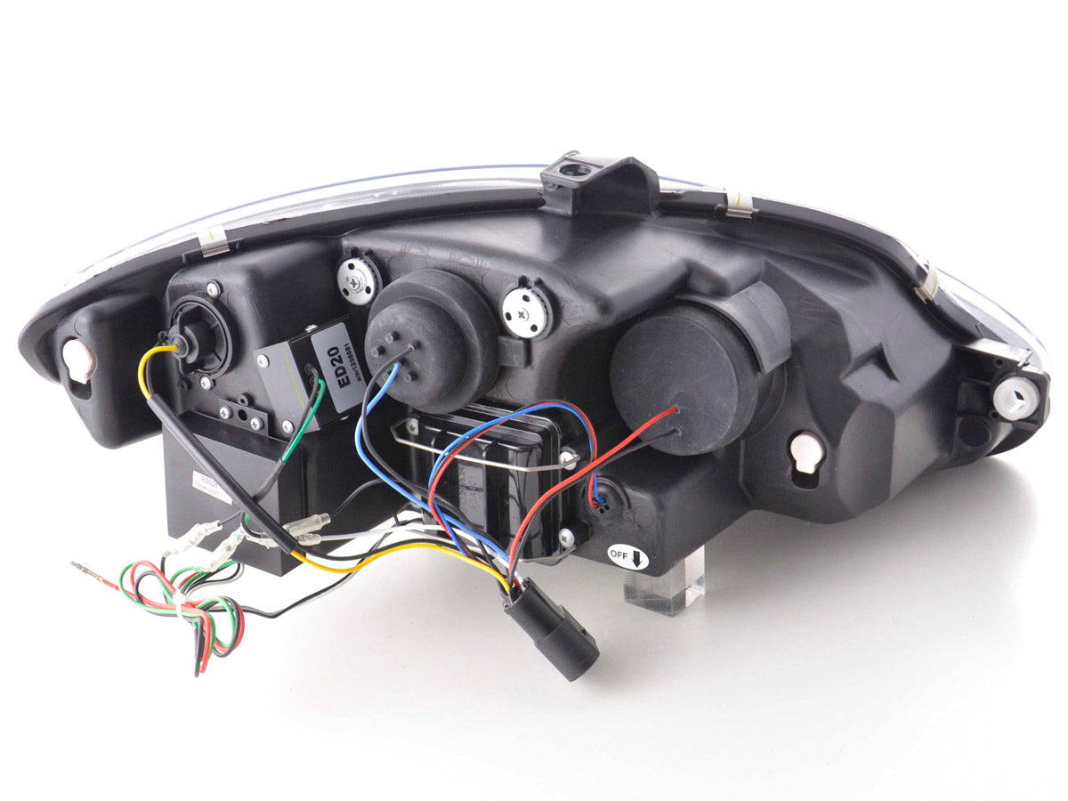 Scheinwerfer Set Daylight LED Tagfahrlicht Seat Leon 1P  09- schwarz