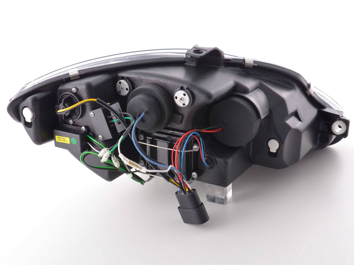 Scheinwerfer Set Daylight LED TFL-Optik Seat Leon 1P Bj. 09- chrom
